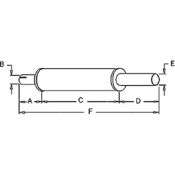 Aftermarket Muffler for Mpl Moline Tractors G GVI G6 U Z with 4.25" Shell Dia 10A12633 - main